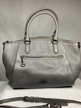 Coach Elise Satchel Convertible Gray Bag